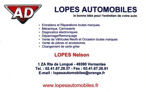 AD garage Lopes automobiles