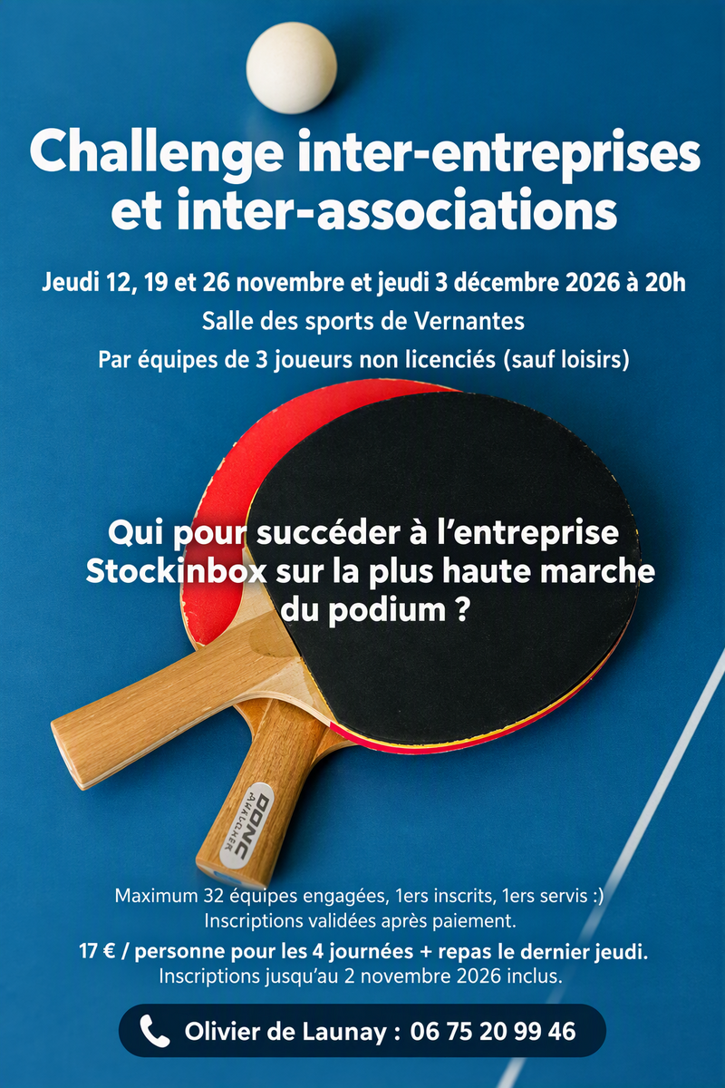 tournoi inter entreprises 2026